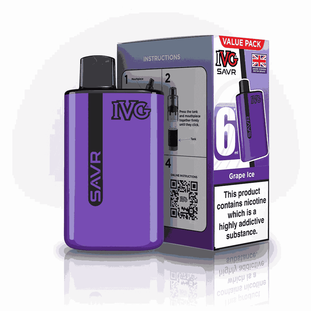 IVG SAVR 3000 Puffs Prefilled Pod Kit - Box of 5