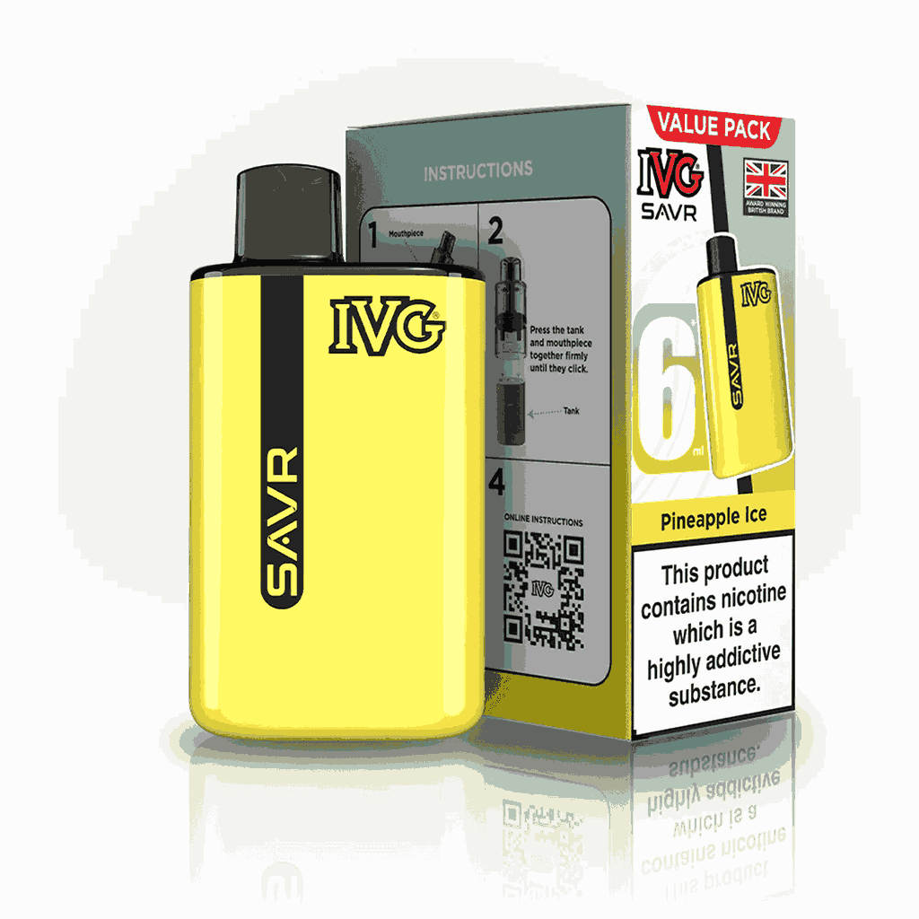IVG SAVR 3000 Puffs Prefilled Pod Kit - Box of 5