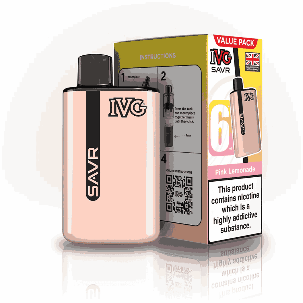IVG SAVR 3000 Puffs Prefilled Pod Kit - Box of 5