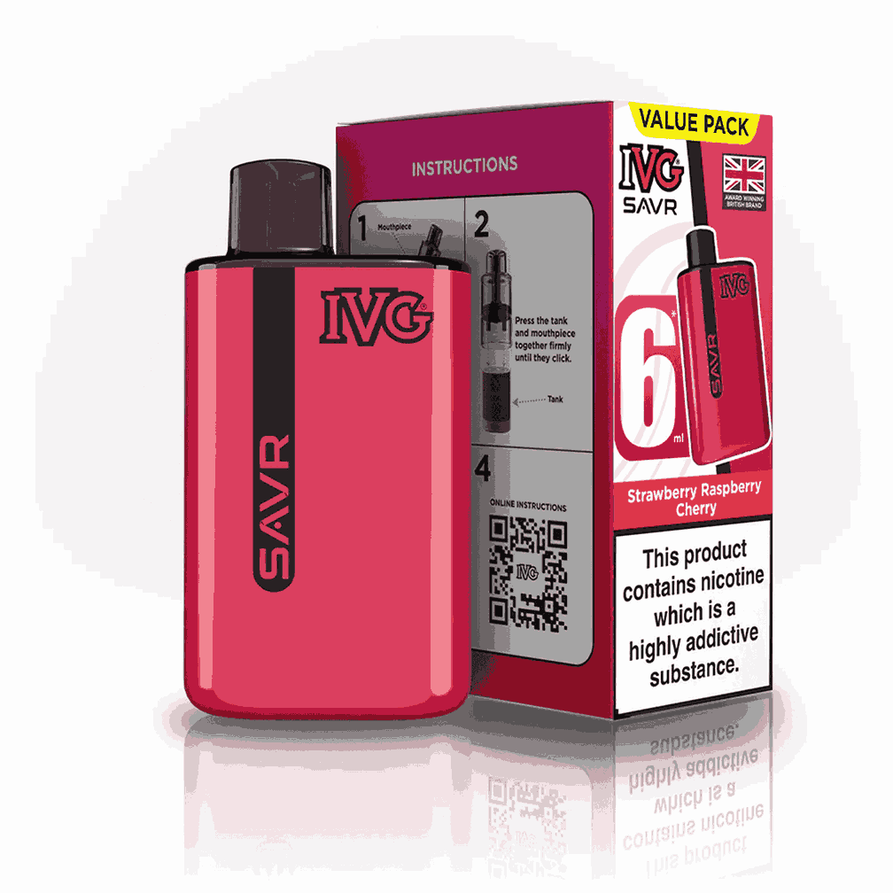 IVG SAVR 3000 Puffs Prefilled Pod Kit - Box of 5
