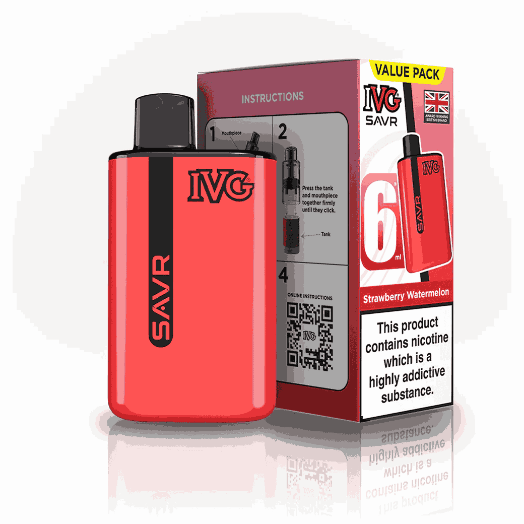 IVG SAVR 3000 Puffs Prefilled Pod Kit - Box of 5