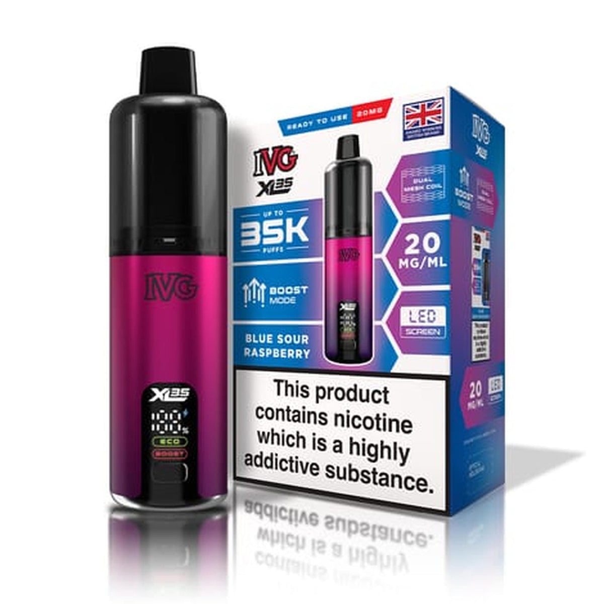 IVG XL 35K Puff Prefilled Pod Vape Kit - Box of 5