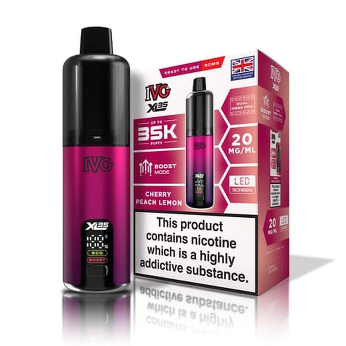 IVG XL 35K Puff Prefilled Pod Vape Kit - Box of 5