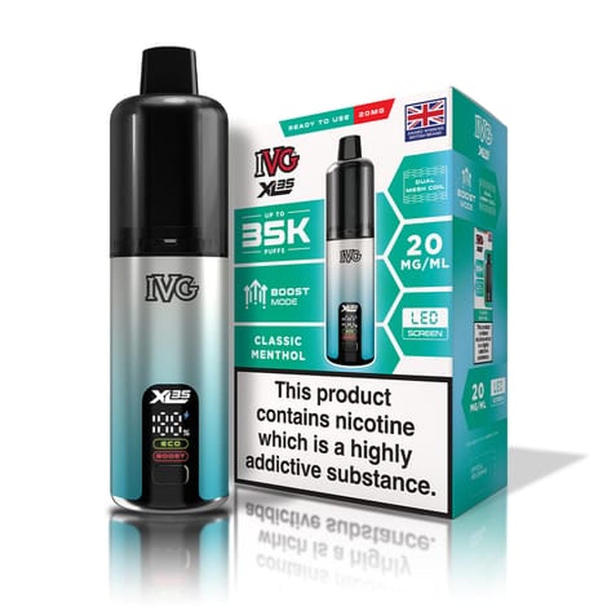 IVG XL 35K Puff Prefilled Pod Vape Kit - Box of 5