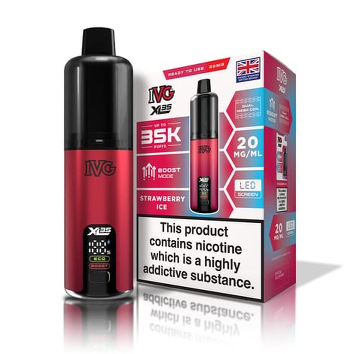 IVG XL 35K Puff Prefilled Pod Vape Kit - Box of 5