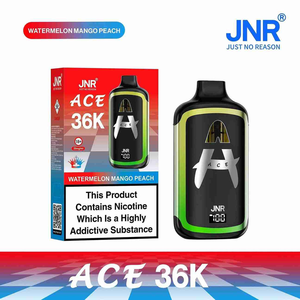 JNR Ace 36K Puffs Prefilled Vape Pod Kit - Box of 5