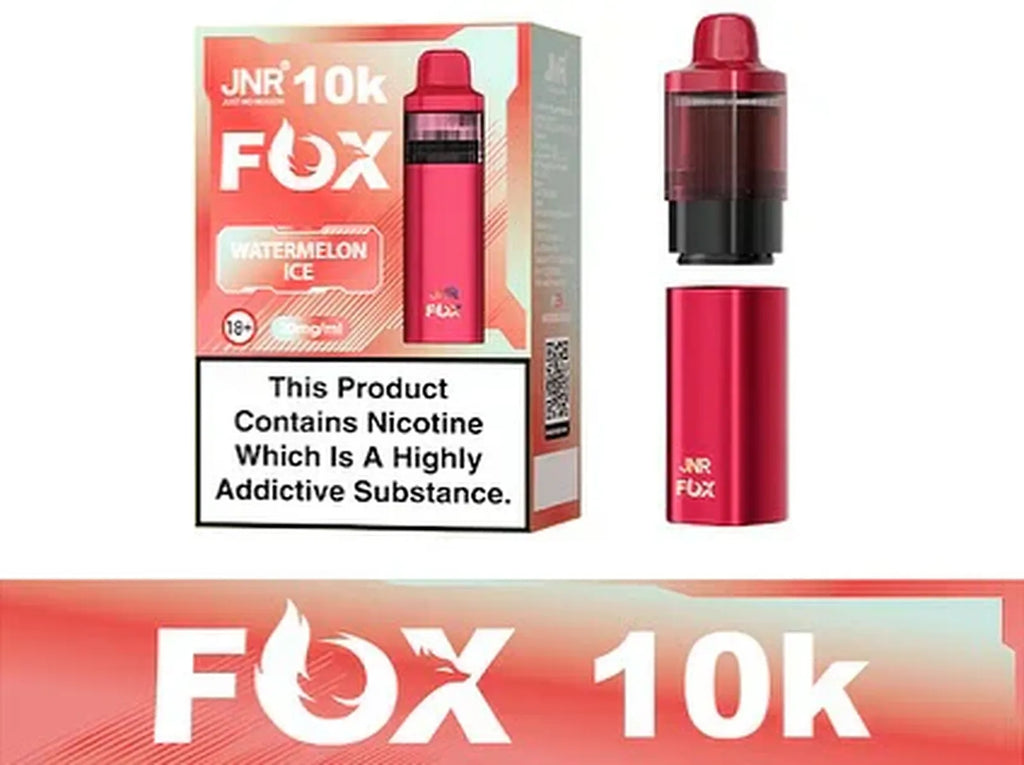 JNR Fox 10K Puffs Prefilled Pod Vape Kit - Box Of 5