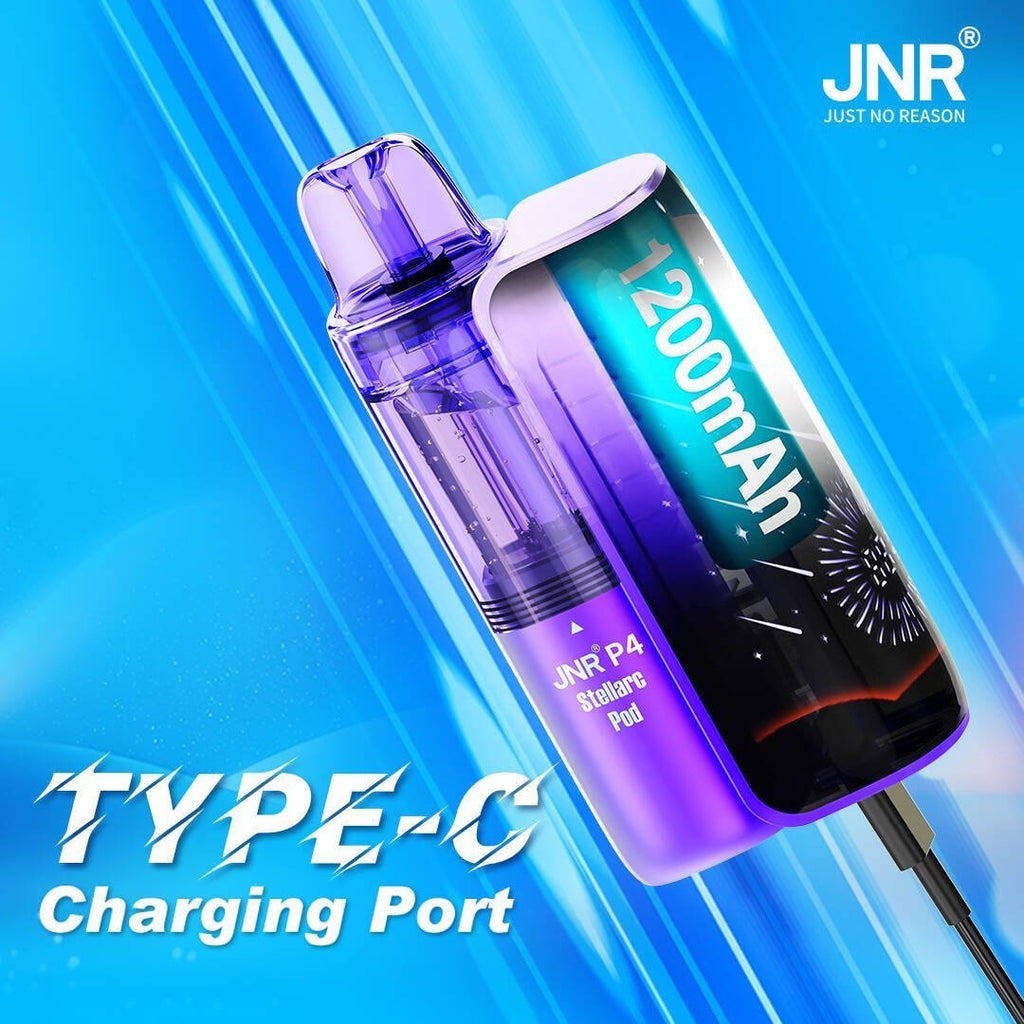 JNR P4 Stellarc 100K Refillable Prefilled Pod Kit - Pack of 3