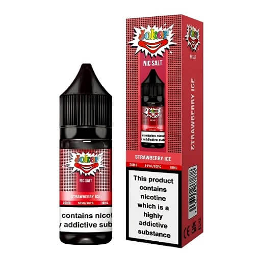 Joker Nic Sall 10ml | Pack of 10 Available In Strawberry Ice Flavour 