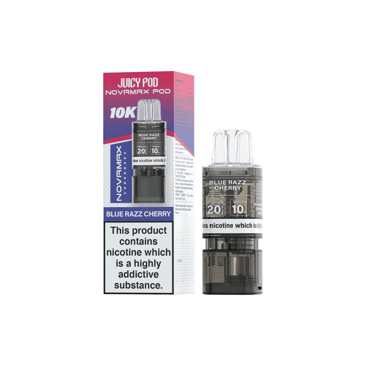 Juicy Pod Novamax 10K Replacement Pods - Pack of 10