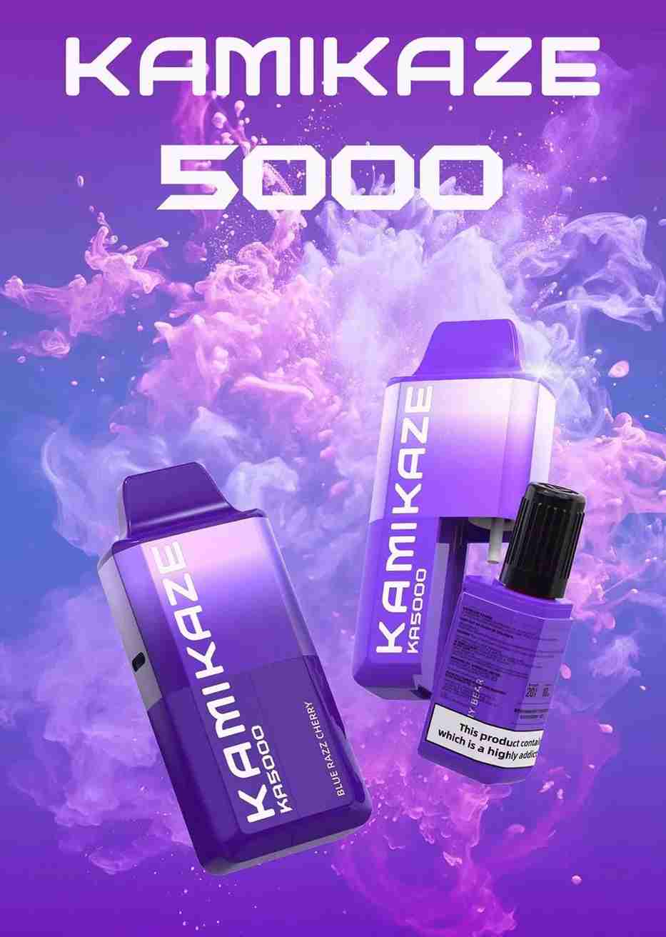 Kamikaze 5000 Puffs Prefilled Vape Pod Kit - Box of 5