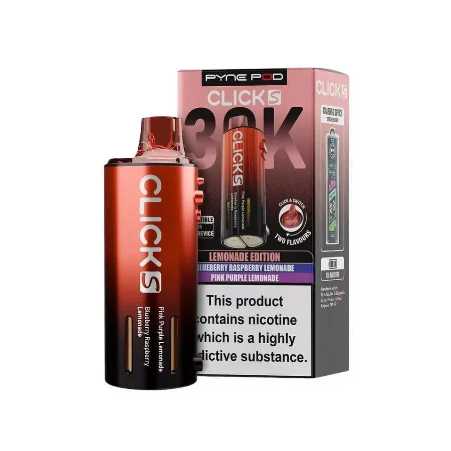 Pyne Pod Click S 30K Prefilled Replacement Pods - Box of 5