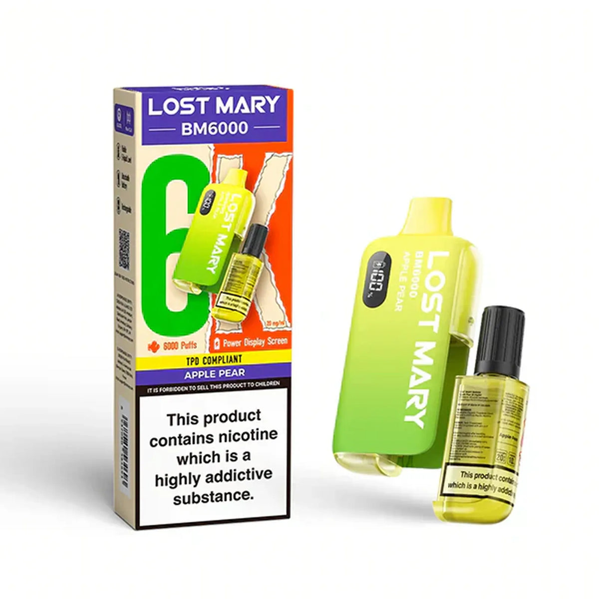 Lost Mary BM6000 Prefilled Vape Pod Kit - Box of 5