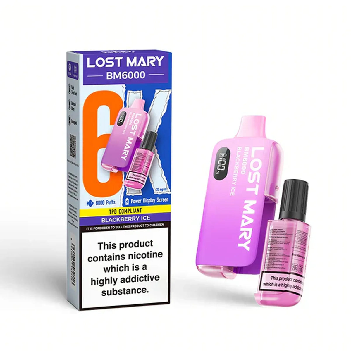 Lost Mary BM6000 Prefilled Vape Pod Kit - Box of 5
