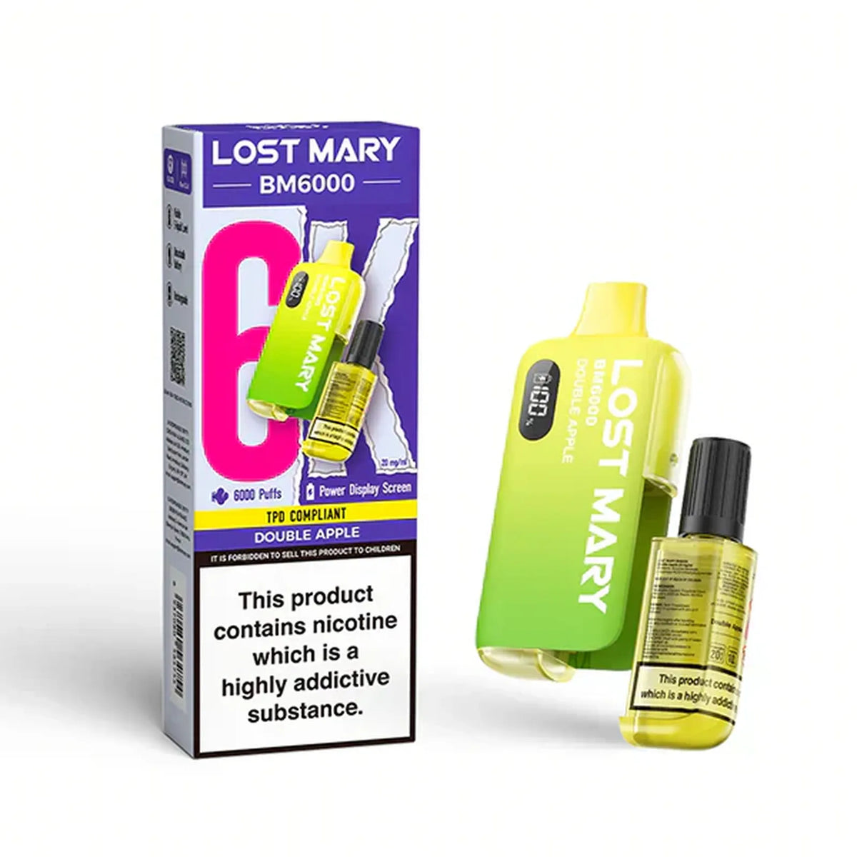 Lost Mary BM6000 Prefilled Vape Pod Kit - Box of 5