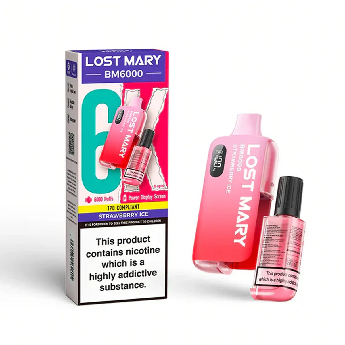 Lost Mary BM6000 Prefilled Vape Pod Kit - Box of 5