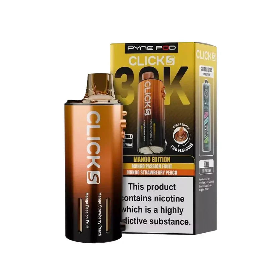Pyne Pod Click S 30K Prefilled Replacement Pods - Box of 5