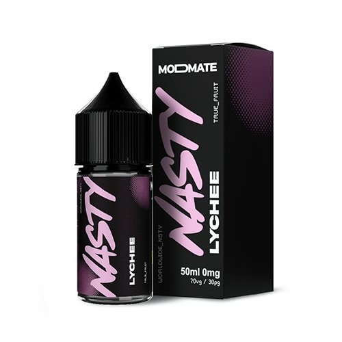 Nasty Juice 50ml Shortfill All Ranges, Lychee Flavour 