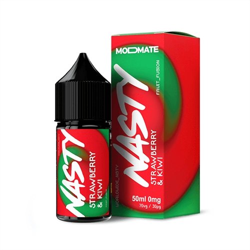 Nasty Juice 50ml Shortfill All Ranges, Strawberry & Kiwi Flavour