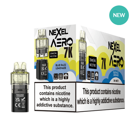 Nexel Aero 7K Prefilled Replacement Pods - Pack of 10