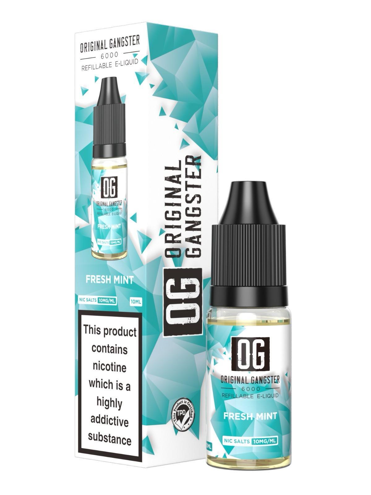 OG Original Gangster 6000 Salt 10ml ( Box of 10 ) - #Simbavapeswholesale#