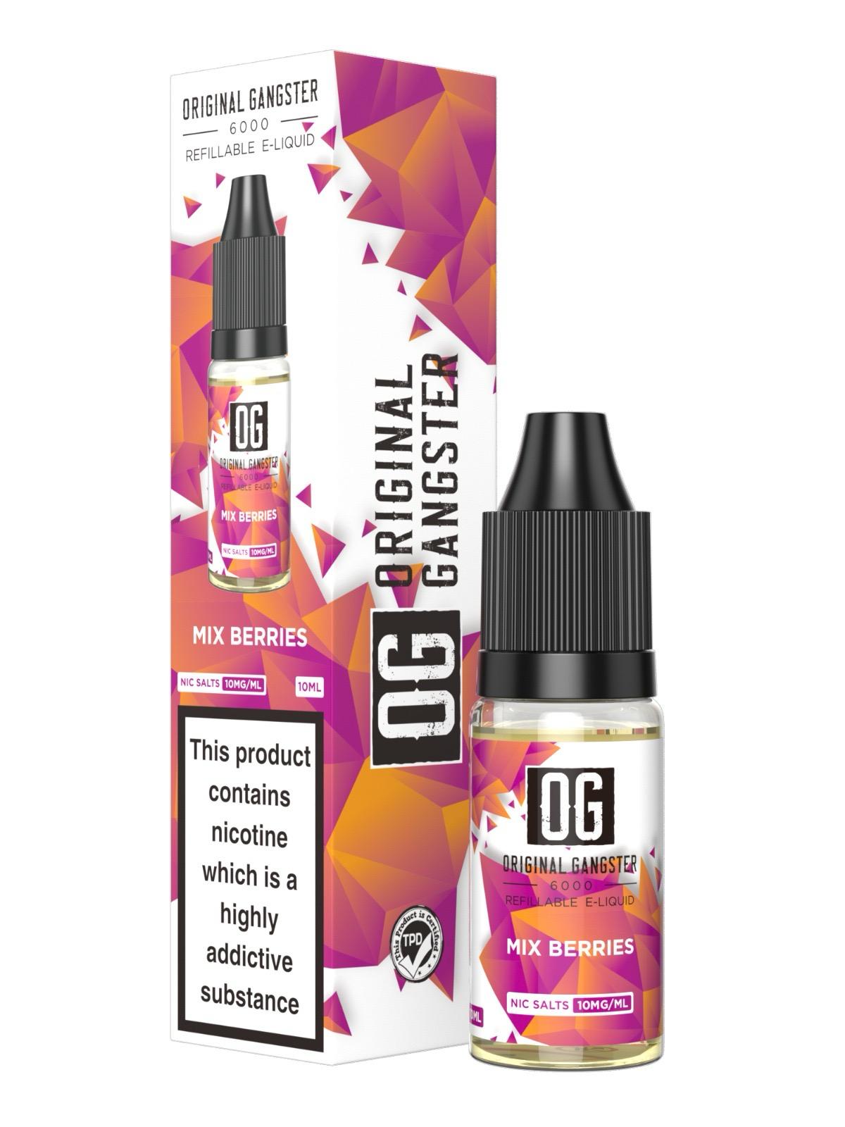 OG Original Gangster 6000 Salt 10ml ( Box of 10 ) - #Simbavapeswholesale#