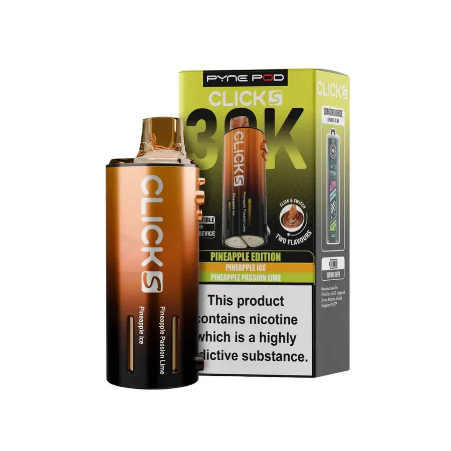 Pyne Pod Click S 30K Prefilled Replacement Pods - Box of 5