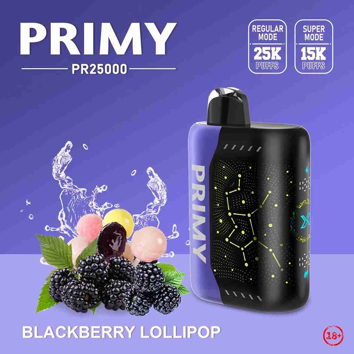 Primy PR25000 Puffs Prefilled Vape Pod Kit - Box of 5