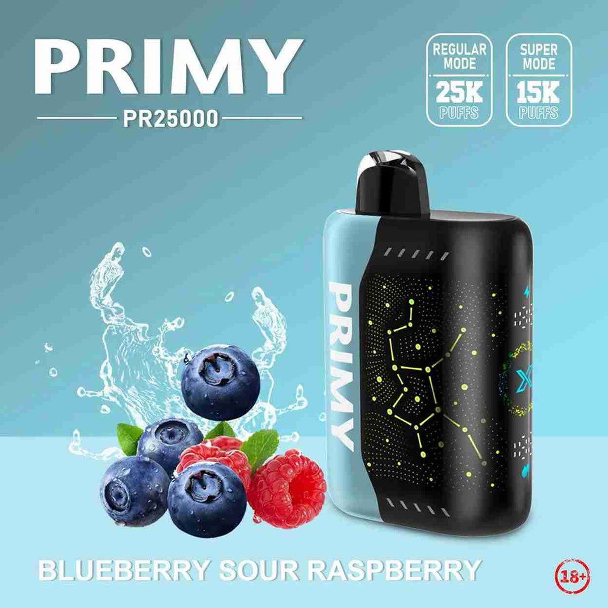 Primy PR25000 Puffs Prefilled Vape Pod Kit - Box of 5