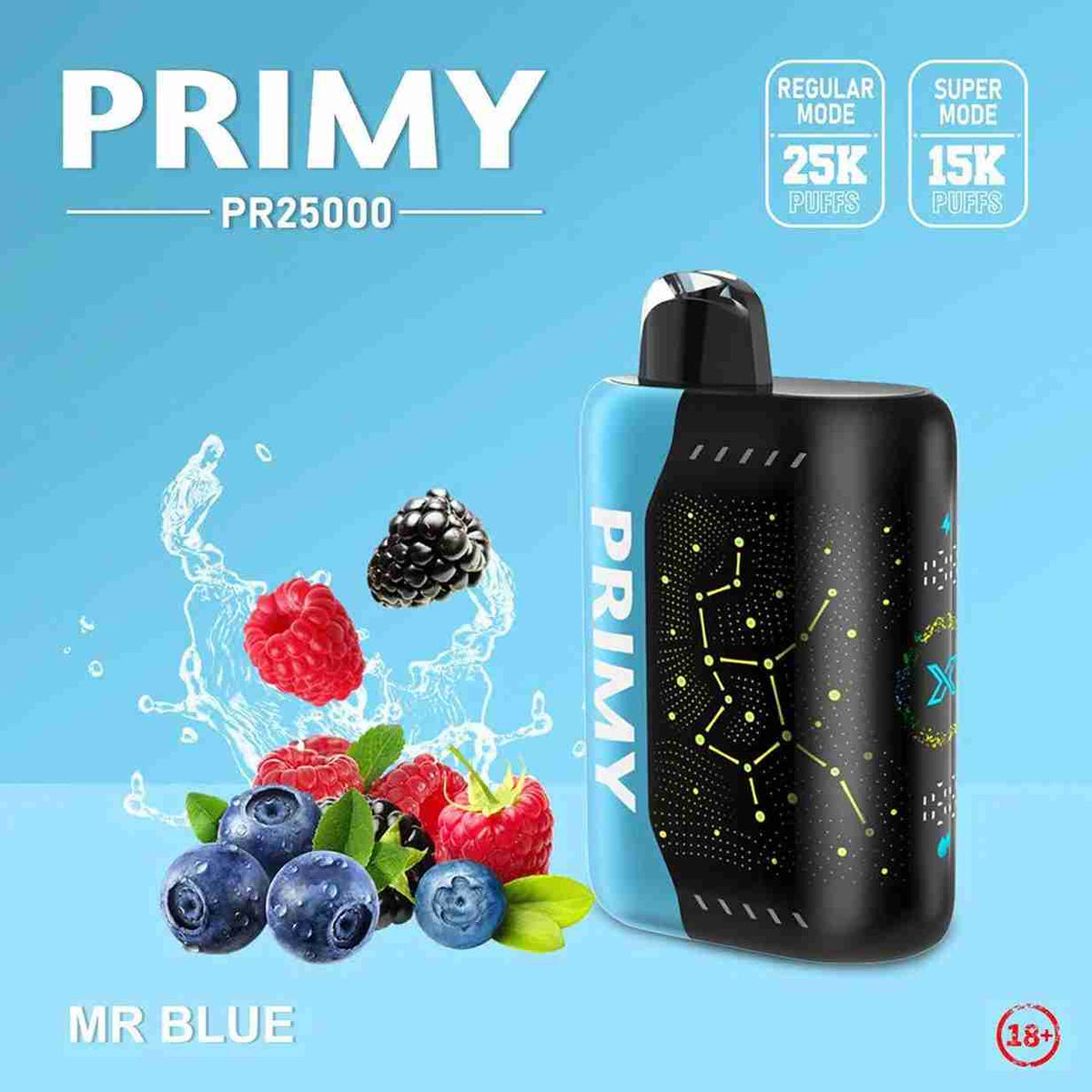 Primy PR25000 Puffs Prefilled Vape Pod Kit - Box of 5