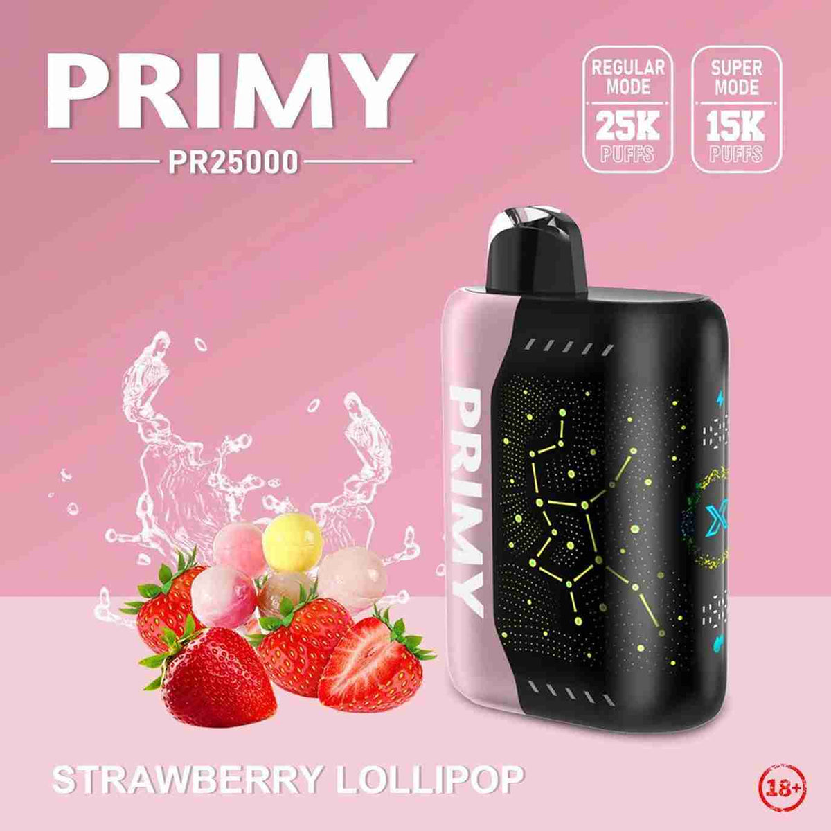 Primy PR25000 Puffs Prefilled Vape Pod Kit - Box of 5