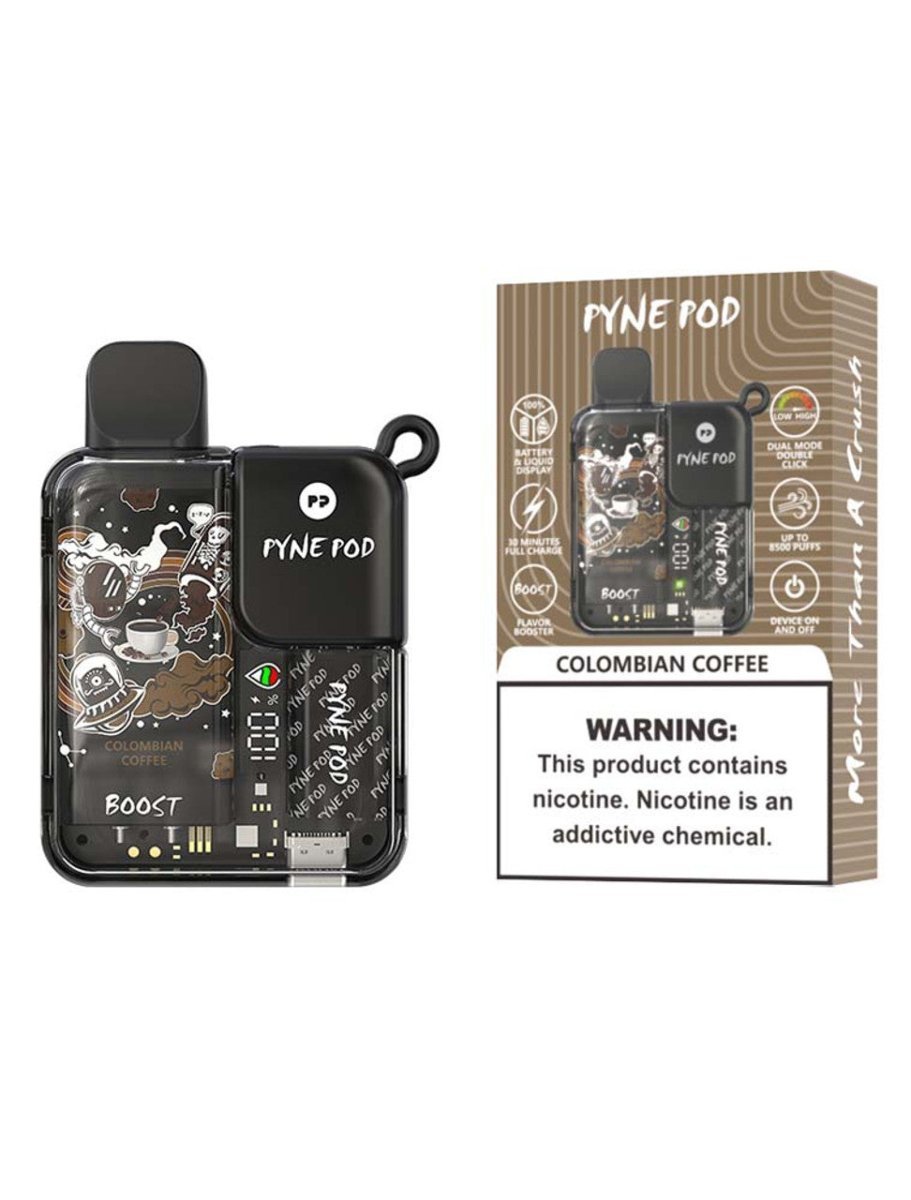 Pyne Pod Boost 8500 Puffs Prefilled Vape Pod Kit - Box of 10