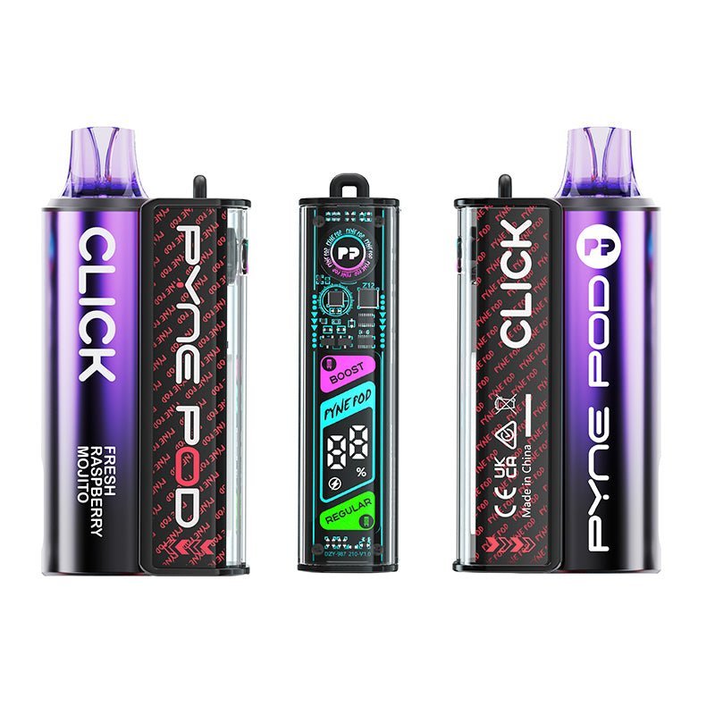 Pyne Pod Click 10000 Starter Kit - Pack of 5 - Flavours