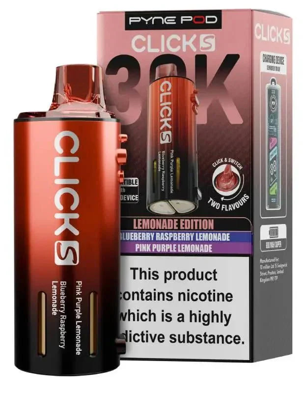 Pyne Pod Click S 30K Replacement Pods Pack of 5 - Wholesale Price !