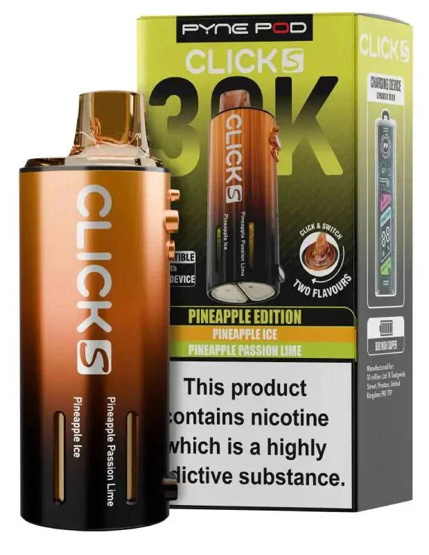 Pyne Pod Click S 30K Replacement Pods Pack of 5 - Wholesale Price !