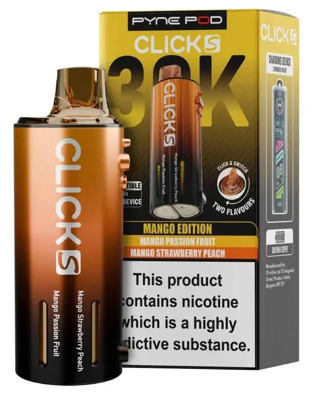 Pyne Pod Click S 30K Replacement Pods Pack of 5 - Wholesale Price !