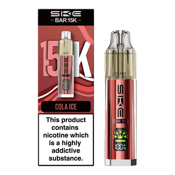 Ske Bar 15k Prefilled Pod Vape Kit Box of 5, Cola Ice Flavour
