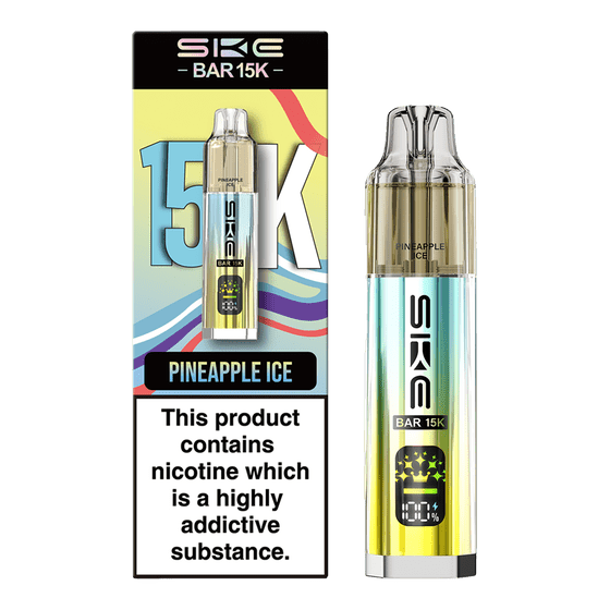 Ske Bar 15k Prefilled Pod Vape Kit Box of 5, Pineapple Ice Flavour