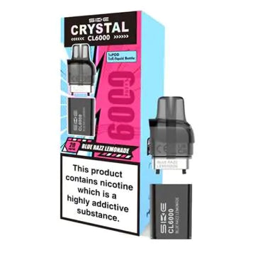 SKE Crystal CL6000 Prefilled Replacement Pods - Box of 5