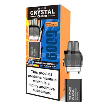 SKE Crystal CL6000 Prefilled Replacement Pods - Box of 5