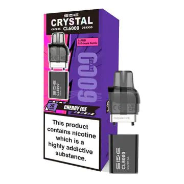 SKE Crystal CL6000 Prefilled Replacement Pods - Box of 5