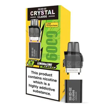 SKE Crystal CL6000 Prefilled Replacement Pods - Box of 5