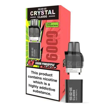 SKE Crystal CL6000 Prefilled Replacement Pods - Box of 5
