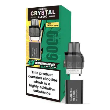 SKE Crystal CL6000 Prefilled Replacement Pods - Box of 5