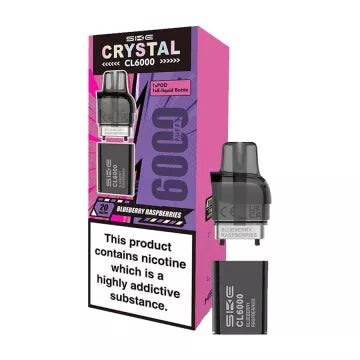 SKE Crystal CL6000 Prefilled Replacement Pods - Box of 5