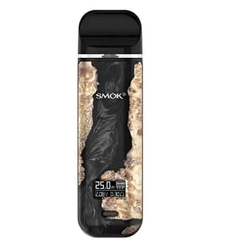 Smok Novo X Pod Kit, Black Stablizing Wood Color