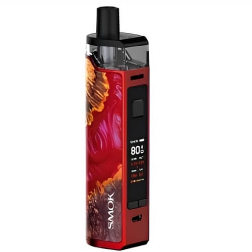 Smok Rpm 80 Pro Pod Kit, Red Stablizing Wood Color