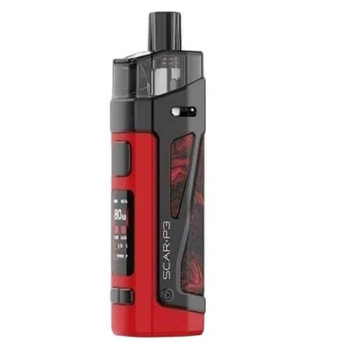 Smok Scar P3 Pod Kit, Fluid Red Color