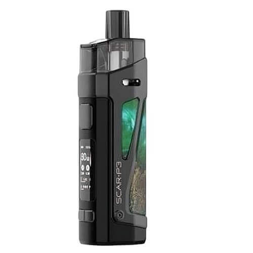 Smok Scar P3 Pod Kit, Green Stablizing Wood Color