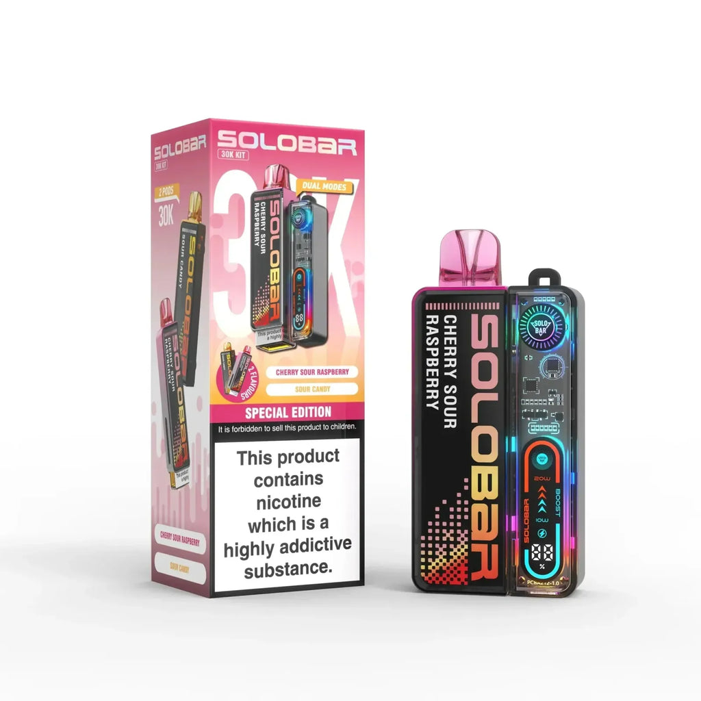 Solo Bar Boost 30K Prefilled Pod Vape Kit - Box of 5